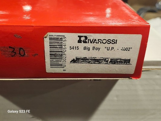 5412-5415 联合太平洋铁路“大男孩”4-8-8-4蒸汽机车火车（1996版）