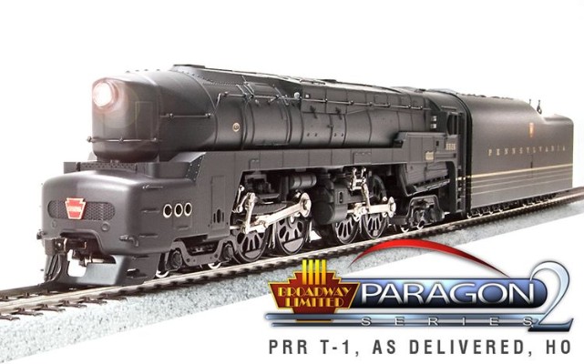 2470-2475 Paragon2 宾夕法尼亚铁路T1型4-4-4-4蒸汽机车火车 交付状态
