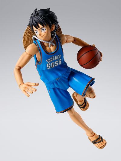 S.H.Figuarts 航海王×NBA 蒙奇·D·路飞 -俄克拉荷马城雷霆队 ver.-