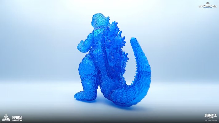哥斯拉1995 - 北极蓝透明版