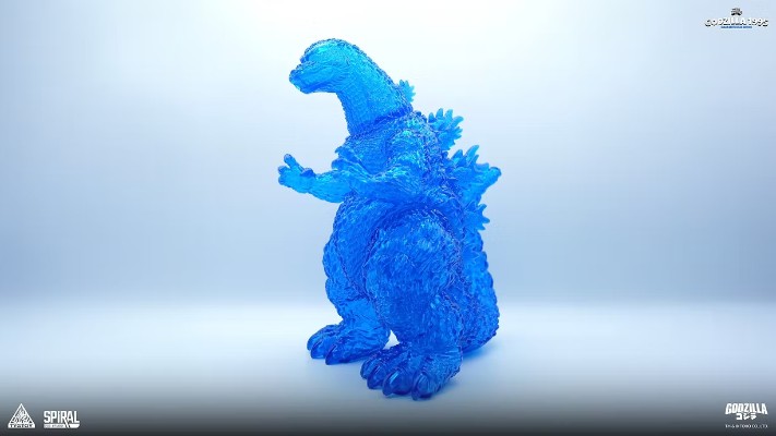 哥斯拉1995 - 北极蓝透明版
