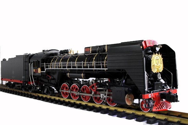 G1比例 黄铜 前进型2-10-2蒸汽机车火车#2470“朱德号”