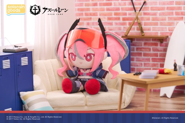 碧蓝航线 布莱默顿 PuniPuni坐姿毛绒娃娃