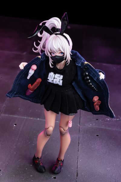 蜗之壳员工制服套装（黑/白五件套）