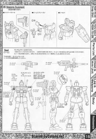 MG #17 机动战士高达 RGM-79 吉姆 