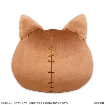 怪物猎人荒野 猫形靠垫