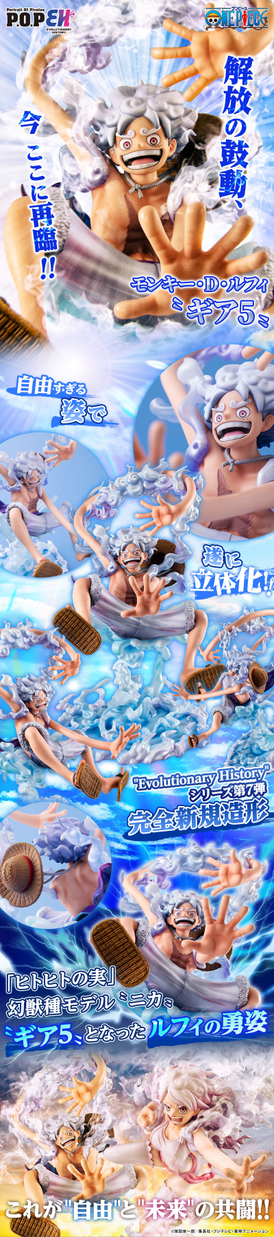 Portrait.Of.Pirates 航海王  “Evolutionary History” 蒙奇・D・路飞 5档