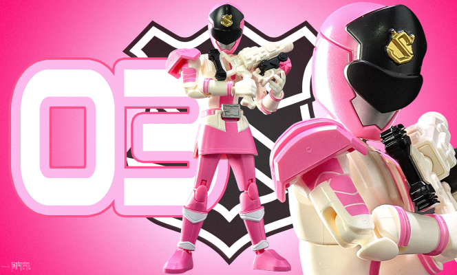 战队英雄系列 快盗战队鲁邦连者对警察战队巡逻连者 超级鲁邦红战士