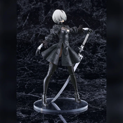 NieR游戏系列15周年记念赏 YoRHa奖 POP UP PARADE 2B（寄叶二号B型） L尺寸 - 白的约定 -