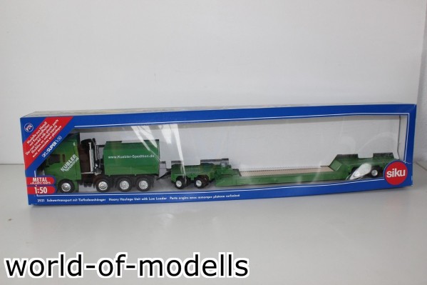 3931 MAN TGA大件运输牵引车+低装载平板拖车