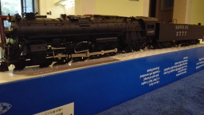 HO比例 508XX 圣塔菲铁路3750系4-8-4蒸汽机车火车