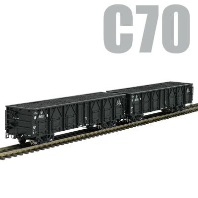 C70铁路敞车 2辆套装