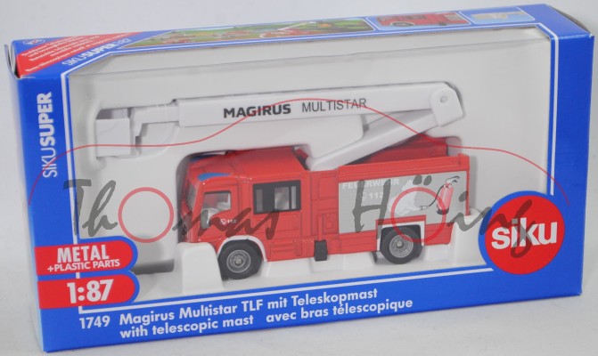 1749 依维柯4×2底盘 马基路斯八爪鱼灭火消防车+伸缩桅杆