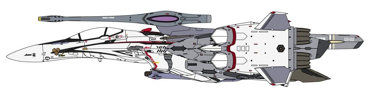 65900 超时空要塞系列 VF-25F 龙卷风弥赛亚“超时空要塞 F”(大气层内规格)