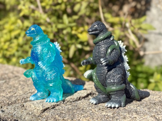 中等尺寸系列 哥斯拉EX 【第16弹】哥斯拉（1989）激斗 透明蓝版