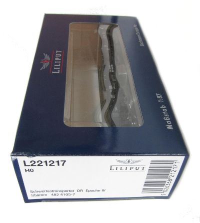 HO比例 L2212XX 欧洲 铁路重载运输平板车 6轴