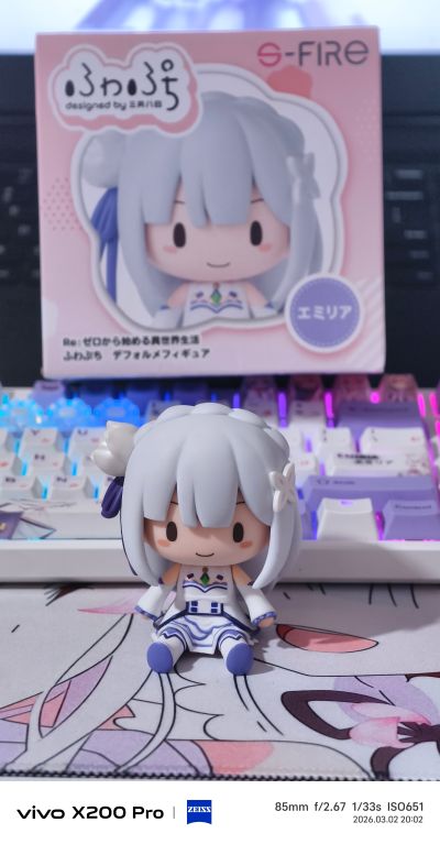 Fuwa Petit Q版玩偶  Re：从零开始的异世界生活 爱蜜莉雅