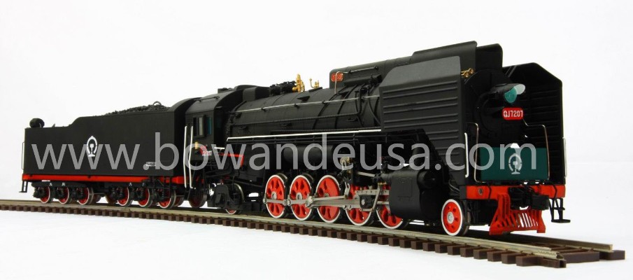 美标O比例 黄铜 前进型2-10-2蒸汽机车火车#7207