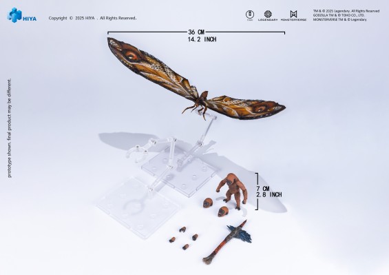 极致超值系列 哥斯拉大战金刚2:帝国崛起 摩斯拉 豪华套装