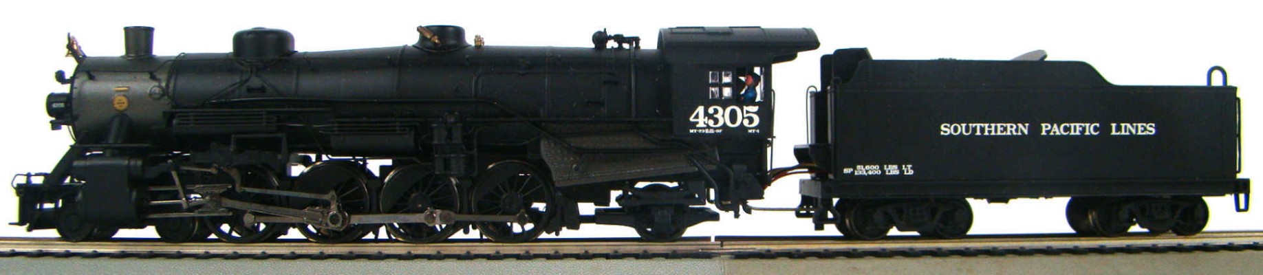 HO比例 816XX 美国铁路管理局轻山岳4-8-2蒸汽机车火车