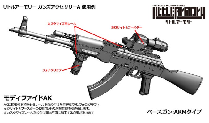 小军械库 LD022 枪械配件A2