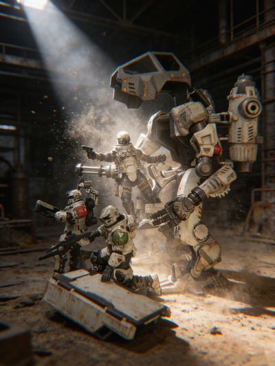 战星辰 诺斯09-强袭型攻击机甲