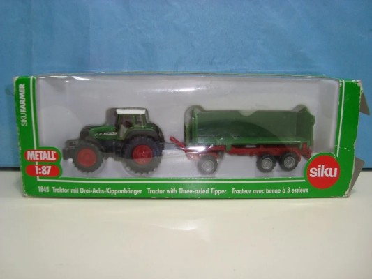 1845 芬特拖拉机+三轴自卸拖车