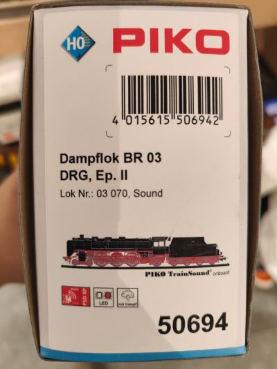 5069X 德意志国铁路BR03 4-6-2蒸汽机车火车