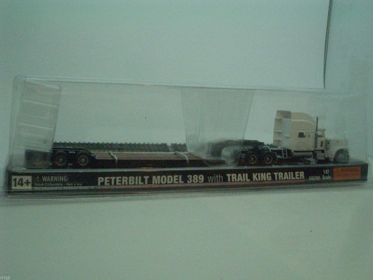 58200-58201 彼得比尔特389+Trail King低平板拖车