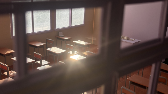 1/12 可动手办用 学校桌椅
