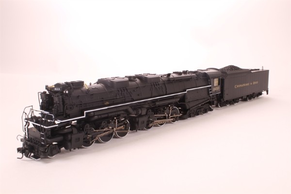 5454 切萨皮克&俄亥俄铁路“阿勒格尼”2-6-6-6蒸汽机车火车（1999版）