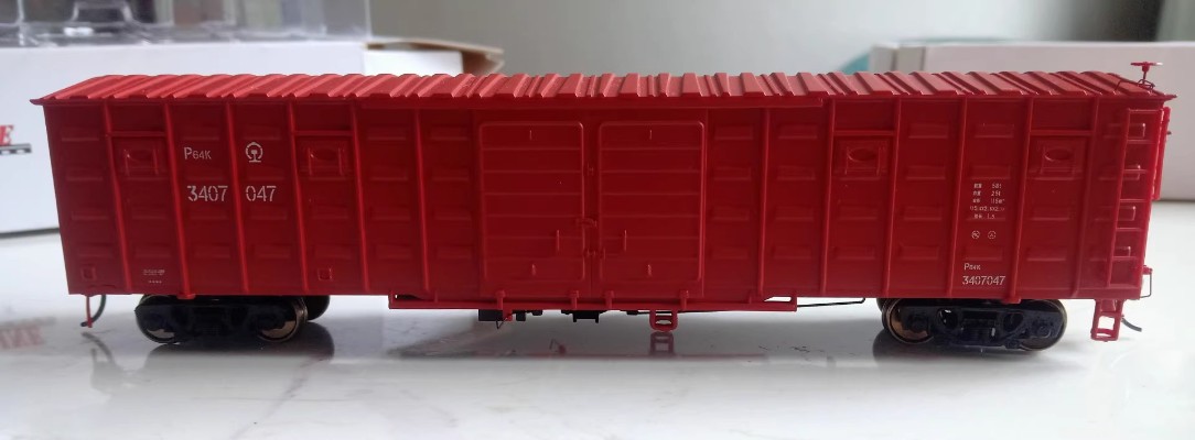 HO比例 TX002-03AB P64K铁路棚车