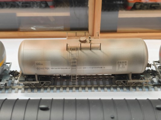 HO比例 GQ70铁路罐车 2辆套装