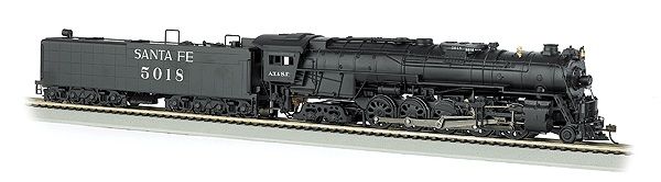 HO比例 512XX 圣塔菲铁路5000系2-10-4蒸汽机车火车