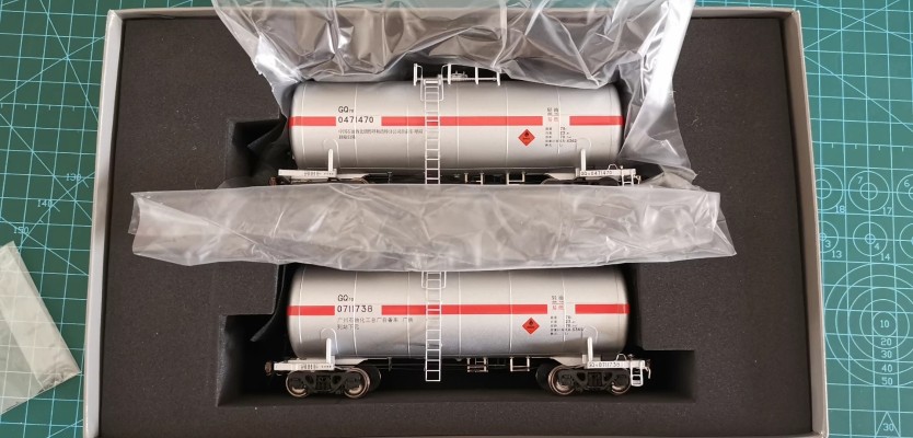 CF007 GQ70铁路罐车 2辆套装