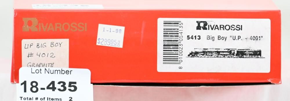 5412-5415 联合太平洋铁路“大男孩”4-8-8-4蒸汽机车火车（1996版）