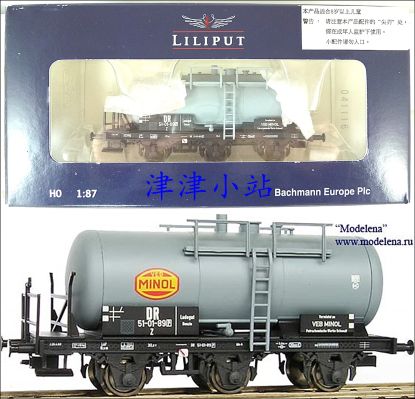 HO比例 L2354XX 欧洲 铁路罐车 3轴