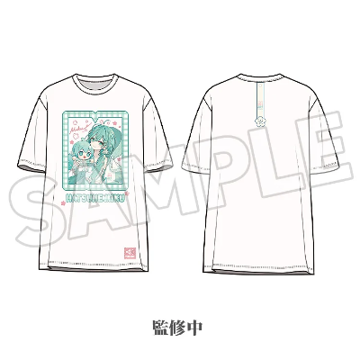 初音未来 未来抱抱系列 T恤 花朵