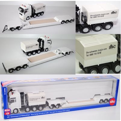 3931 MAN TGA大件运输牵引车+低装载平板拖车