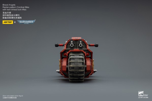 战锤40000 圣血天使 掠夺者型战斗摩托 配备双联爆矢来福枪
