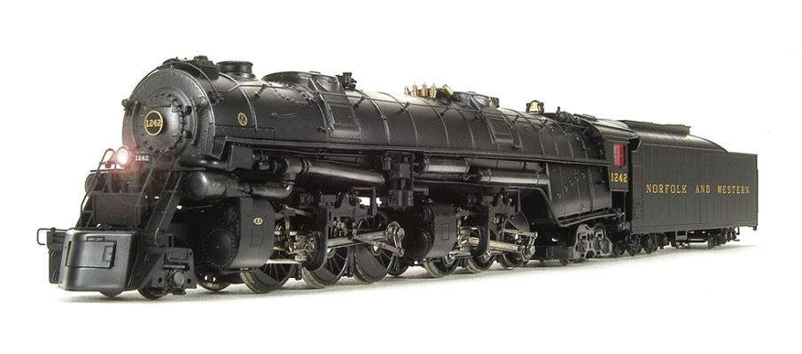 4476-4483 Paragon3 诺福克&西部铁路A型2-6-6-4蒸汽机车火车