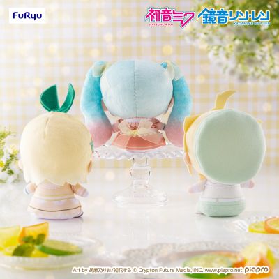 FuRyu赏 初音未来 柑橘未来 D奖 Q版毛绒玩偶（初音未来/镜音铃/镜音连）