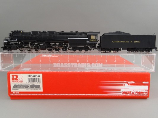 5454 切萨皮克&俄亥俄铁路“阿勒格尼”2-6-6-6蒸汽机车火车（1999版）