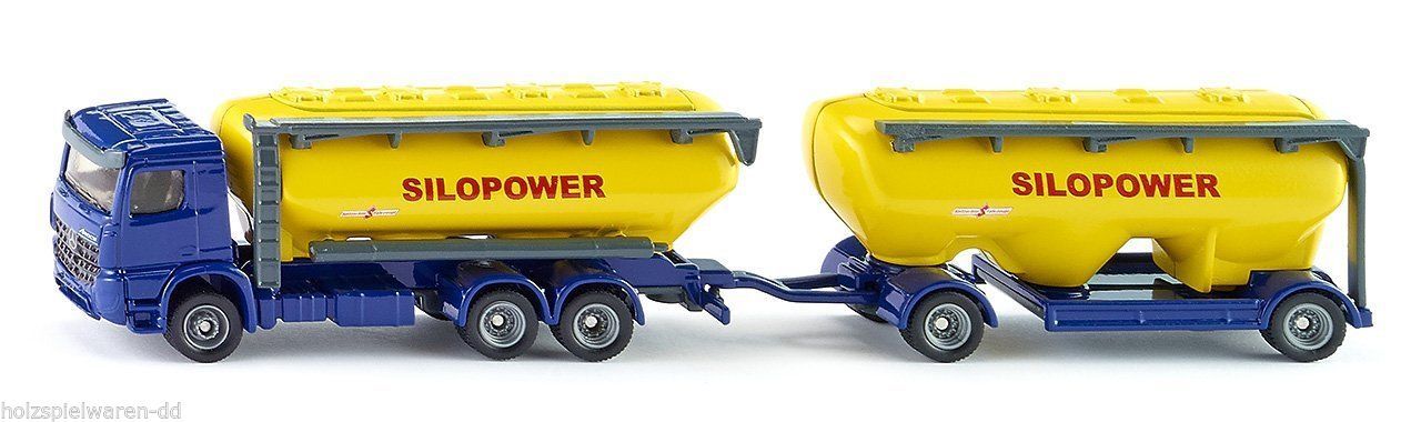 1809 梅赛德斯-奔驰6×4卡车+筒仓全挂拖车