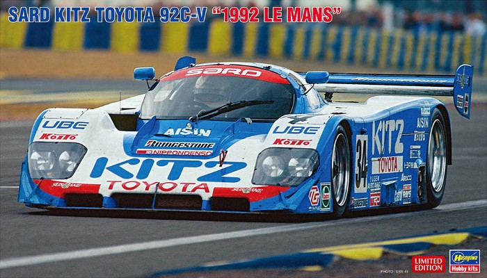 20706 汽车模型  SARD KITZ 丰田 92C-V “1992年勒芒赛”
