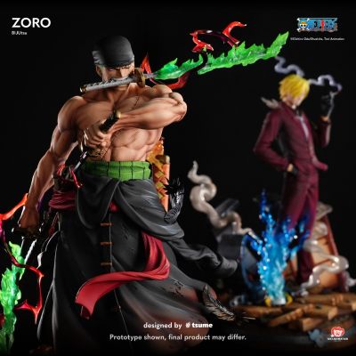 Tsume Art BIJUtsu系列 航海王 One Piece 草帽海贼团 海贼猎人 罗罗诺亚·索隆 1:4 雕像