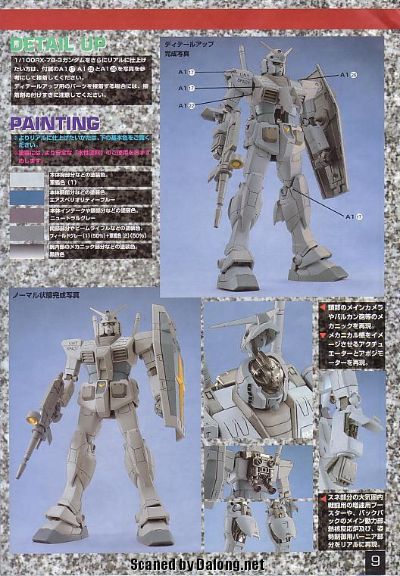 MG 1/100 RX-78-3 G3高达