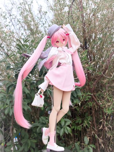 粘土娃 服装套组 初音未来 樱花未来 赏花装扮