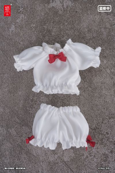 泡泡袖家居服套装（白色）