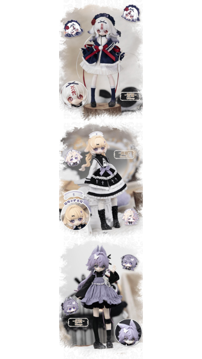 终末祝福系列BJD可动人偶盲盒